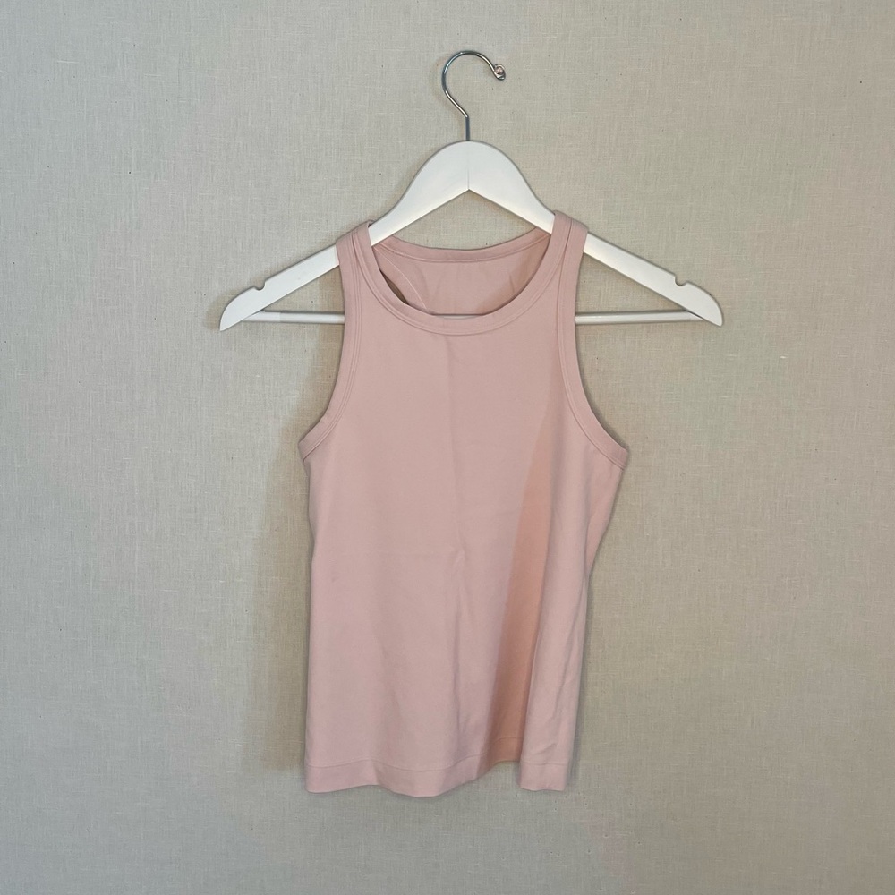 Women's Lululemon High neck Pink Tank Top